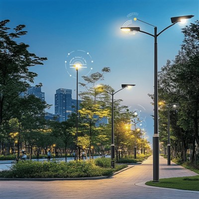Lampione solare intelligente